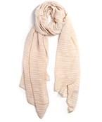  Pleated Oblong Scarf 