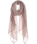  Anchor Embroidered Scarf 
