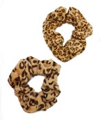  Leopard Scrunchies Set