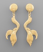  Mermaid Tail Dangle Earrings