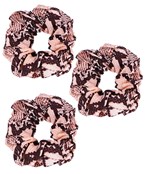  Snake Print Scrunchie Set