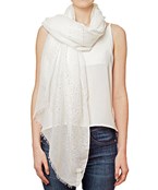  Sequin Accent Solid Scarf