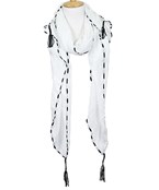  Stitch Trim Oblong Scarf