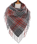  Multi Plaid Pattern Scarf