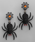  Spider & Web Earrings