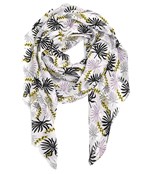  Leaf Print Scarf