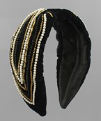  Multli Bead Row Marquise Headband