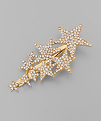  Multi Crystal Star Hair Pin