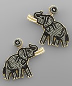  Elephant Bead Earrings