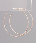  Textured Thin 60 MM Hoops