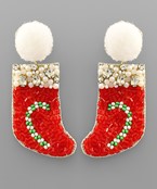  Christmas Stocking Earrings