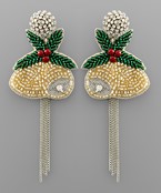  Jingle Bell Bead Earrings
