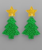  Christmas Tree & Star Earrings