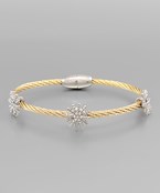  Triple Starburst Cable Bracelet