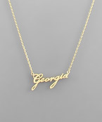  State Name Necklace