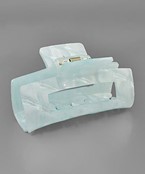  Resin Rectangle Hair Claw 