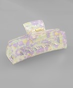  Flower Patterned Hair Clip