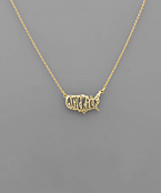  America Brass Necklace