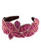  Paved Jewel Leaf Headband