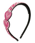  Paved Crystal Heart Headband