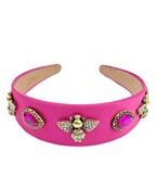  Big Crystal & Bee Headband
