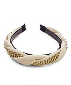  Crystal & Metal Ball Bead Headband