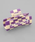  Checker Square Hair Claw