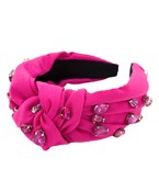  Teardop Glass & Knot Headband