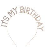  IT'S MY BIRTHDAY Crystal Headband