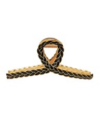  Twisted Leather Claw Hair Clips