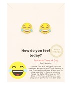  Emoji Tears of Joy Face Studs