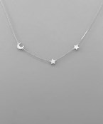  Crescent & Star Necklace