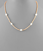  Freshwater Pearl & Bead Necklace