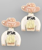  BRIDE Cowboy Earrings