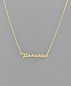  State Letter Necklace