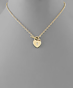  Lock Toggle Necklace