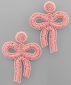  Ribbon Seed Beads Earrings