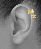  Bee Dangle Ear Cuff