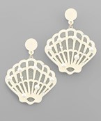  Acrylic Sea Shell Earrings