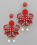  Acrylic Octopus Earrings