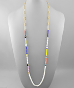 Multi Color Bead Necklace