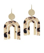  Double Arch Resin Earrings