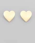  Heart Stud Earrings