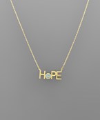  Hope Epoxy Necklace