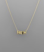  Faith Epoxy Necklace