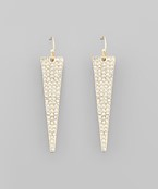  Triangle Pave Stone Earrings