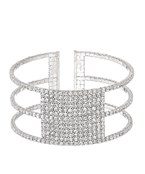  3 Row Wide Crystal Cuff