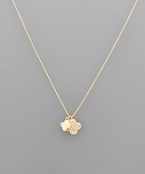  Crystal Clover Charm Necklace