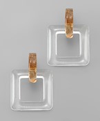  Acrylic Square Earrings