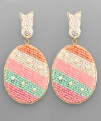  Easter Egg Beads Earrings
